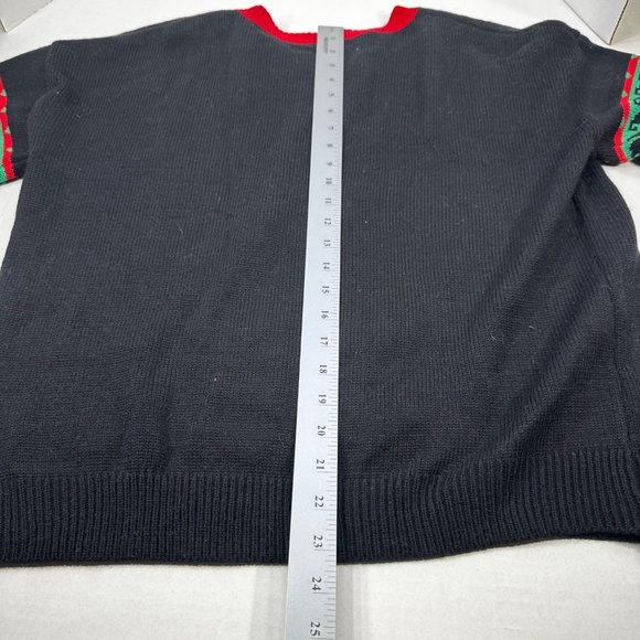 Holiday Time Women's Size Large 12-14 Llama Christmas Sweater Preowned - Picture 12 of 13